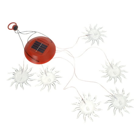 Etereauty Solar Sun Design Wind Chime Light Hanging Outdoor Lamp Decorative Waterproof Light for Garden Courtyard (Red Shell)
Etereauty Solar Sun Design Wind Chime Light Hanging Outdoor Lamp Decorative Waterproof Light for Garden Courtyard (Red Shell)