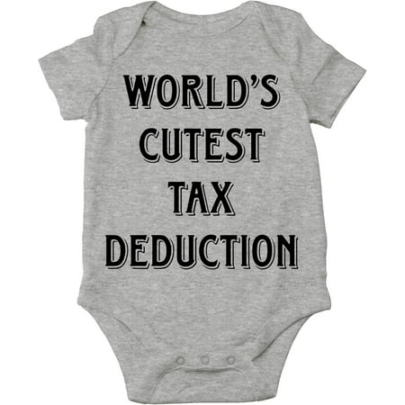 World s Cutest Tax Deduction Baby Bodysuit Adorable Newborn Infant Girl Romper Boy Clothes
World s Cutest Tax Deduction Baby Bodysuit Adorable Newborn Infant Girl Romper Boy Clothes