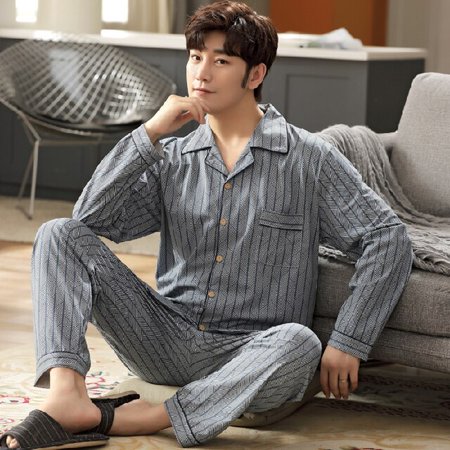 DanceeMangoo New Cotton Pajamas for Men New Style Warm Long Sleeve Male Pocket Pyjama Set 80 Kg 95 Kg Wear Sleep Top Pant 4XL 5XL
DanceeMangoo New Cotton Pajamas for Men New Style Warm Long Sleeve Male Pocket Pyjama Set 80 Kg 95 Kg Wear Sleep Top Pant 4XL 5XL