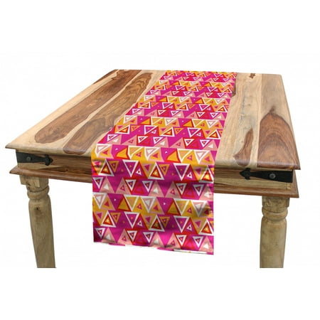 Geometric Table Runner Abstract Triangles Pattern with Modern Design Elements Angular Shape Pattern Dining Room Kitchen Rectangular Runner 3 Sizes by Ambesonne
Geometric Table Runner Abstract Triangles Pattern with Modern Design Elements Angular Shape Pattern Dining Room Kitchen Rectangular Runner 3 Sizes by Ambesonne