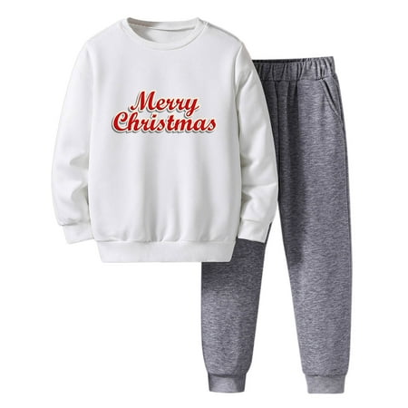 WILLBEST Baby Boy Clothes Toddler Boys Girls Winter Christmas Long Sleeve Letter Prints Pullover Tops Pants 2Pcs Outfits Clothes Set
WILLBEST Baby Boy Clothes Toddler Boys Girls Winter Christmas Long Sleeve Letter Prints Pullover Tops Pants 2Pcs Outfits Clothes Set