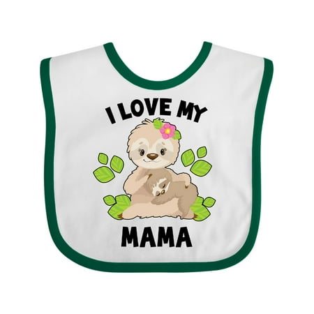 Inktastic Cute Sloth I Love My Mama with Green Leaves Gift Baby Boy or Baby Girl Bib
Inktastic Cute Sloth I Love My Mama with Green Leaves Gift Baby Boy or Baby Girl Bib