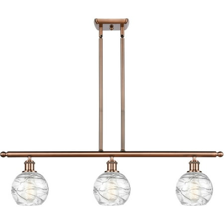 Antique Copper Tone Island Lighting 36 Wide Clear Glass Steel/Cast Brass Medium Base 3 Light Fixture
Antique Copper Tone Island Lighting 36 Wide Clear Glass Steel/Cast Brass Medium Base 3 Light Fixture
