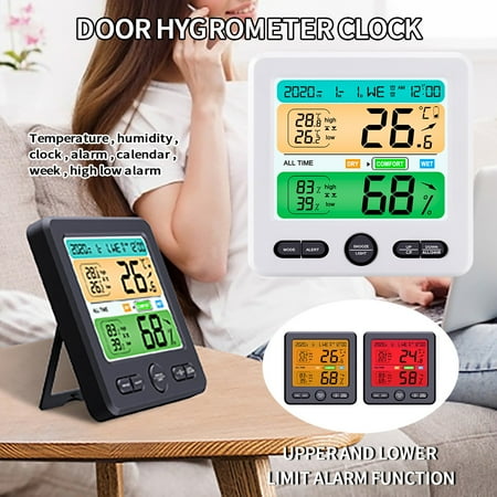 Tiezhimi Indoor Thermometer Hygrometer Large-screen High-precision Electronic Digital Thermometer
Tiezhimi Indoor Thermometer Hygrometer Large-screen High-precision Electronic Digital Thermometer