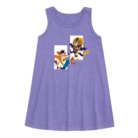Crash Bandicoot - Crash Neo Cortex - Toddler and Youth Girls A-line Dress