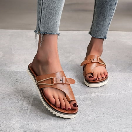 Midsumdr Sandals Women Toe Thong Sandal Slide Sandals Comfortable Adjustable Buckle Platform Sandal
Midsumdr Sandals Women Toe Thong Sandal Slide Sandals Comfortable Adjustable Buckle Platform Sandal