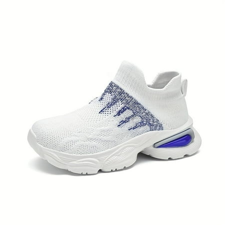 EIMELI Boy‘s Woven Knit Breathable Slip On Sock Shoes Comfy Non Slip Soft Sole Shock Absorption Sneakers For Kids Outdoor Activities
EIMELI Boy‘s Woven Knit Breathable Slip On Sock Shoes Comfy Non Slip Soft Sole Shock Absorption Sneakers For Kids Outdoor Activities