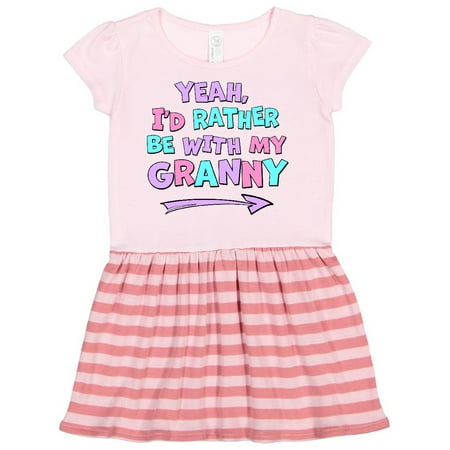 Inktastic Yeah I d Rather be with My Granny in Pink Blue and Purple Gift Toddler Girl Dress
Inktastic Yeah I d Rather be with My Granny in Pink Blue and Purple Gift Toddler Girl Dress
