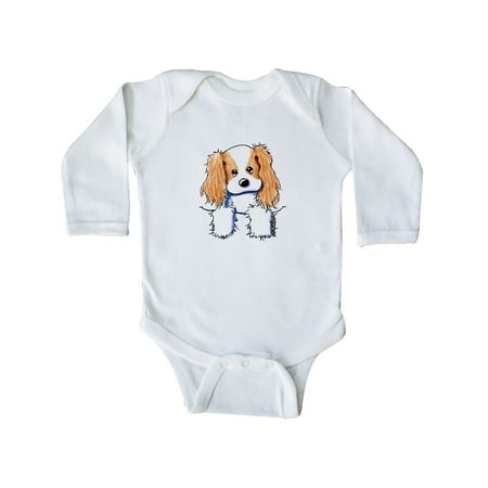 Inktastic CKC Spaniel Dog Art Gift Baby Boy or Baby Girl Long Sleeve Bodysuit