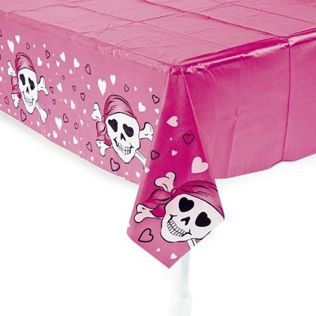 

Pink Pirate Girl Tablecover - Party Supplies - 1 Piece