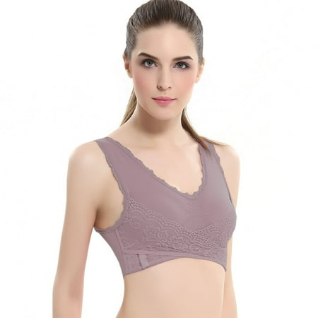 Women Lace Sports Bra Front Cross Side Buckle Wire-Free Lounge Gathered Bra Vest Yoga Workout Activewear Sleep Bra
Women Lace Sports Bra Front Cross Side Buckle Wire-Free Lounge Gathered Bra Vest Yoga Workout Activewear Sleep Bra