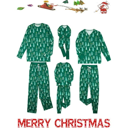 Licupiee Family Matching Christmas Tree Print Pajamas Set Sleepwear Stitched Sleeves Holiday Pjs Nightwear for Mom and Children
Licupiee Family Matching Christmas Tree Print Pajamas Set Sleepwear Stitched Sleeves Holiday Pjs Nightwear for Mom and Children