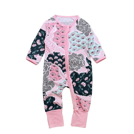 DNDKILG Newborn Infant Baby Toddler Zip Up Clothes Cartoon Jumpsuit for Girl Boy Long Sleeve Romper Hot Pink 0-24M
DNDKILG Newborn Infant Baby Toddler Zip Up Clothes Cartoon Jumpsuit for Girl Boy Long Sleeve Romper Hot Pink 0-24M