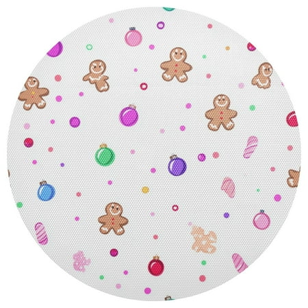 Gingerbread Man Element Pattern 15.4in Diameter PVC Plate Mat Heat-Resistant and Cuttable Kitchen Decor
Gingerbread Man Element Pattern 15.4in Diameter PVC Plate Mat Heat-Resistant and Cuttable Kitchen Decor