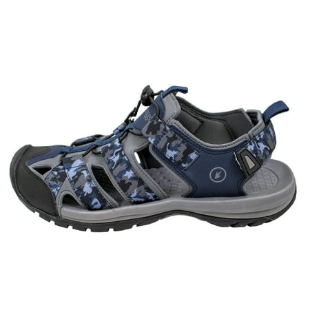 Men s River Sandal Shoe | Blue Camo | Size 11