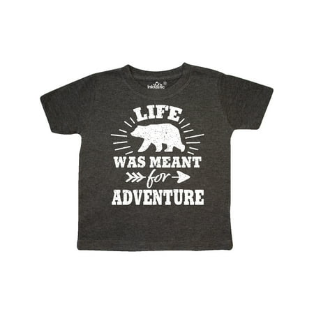 Inktastic Bear Silhouette Life Was Meant for Adventure with Arrow Gift Toddler Boy or Toddler Girl T-Shirt
Inktastic Bear Silhouette Life Was Meant for Adventure with Arrow Gift Toddler Boy or Toddler Girl T-Shirt