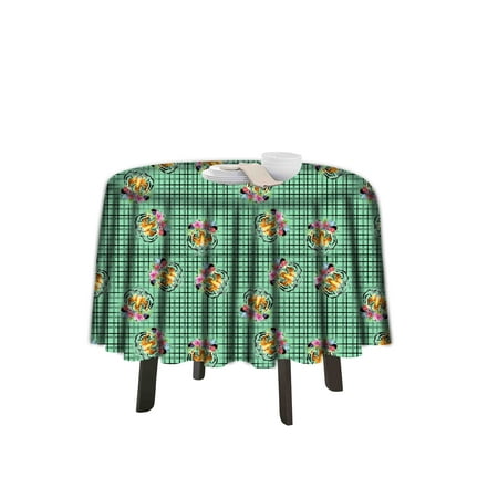 eloria Checked Printed Round Table Cloth Resistant Washable Decorative Table Cover for Dining Table
eloria Checked Printed Round Table Cloth Resistant Washable Decorative Table Cover for Dining Table