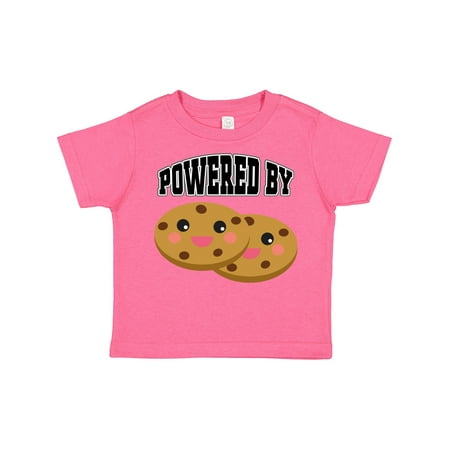 Inktastic Powered by Cookies Gift Toddler Boy or Toddler Girl T-Shirt