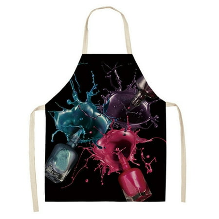 Farfi Cooking Bib Colorfast Easy to Wear Cotton Flax Nail Polish Lipstick Perfume Apron Kitchen Tool (Type 3 L)
Farfi Cooking Bib Colorfast Easy to Wear Cotton Flax Nail Polish Lipstick Perfume Apron Kitchen Tool (Type 3 L)