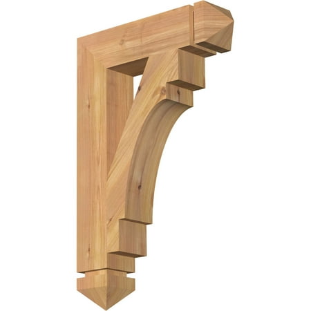 Ekena Millwork 3 1/2 W x 16 D x 24 H Merced Arts & Crafts Smooth Bracket Western Red Cedar
Ekena Millwork 3 1/2 W x 16 D x 24 H Merced Arts & Crafts Smooth Bracket Western Red Cedar
