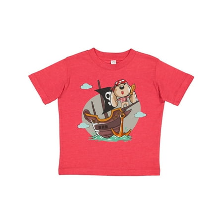 Inktastic Cute Pirate Dog Gift Toddler Boy or Toddler Girl T-Shirt