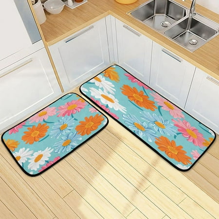Kitchen Floor Mat 2 Sets Carpet Floor Mat Kitchen Mat Bathroom Mat Living Room Mat Bedroom Mat Absorbent Delicate Fabric No Ball Multicolor Chrysanthemum
Kitchen Floor Mat 2 Sets Carpet Floor Mat Kitchen Mat Bathroom Mat Living Room Mat Bedroom Mat Absorbent Delicate Fabric No Ball Multicolor Chrysanthemum