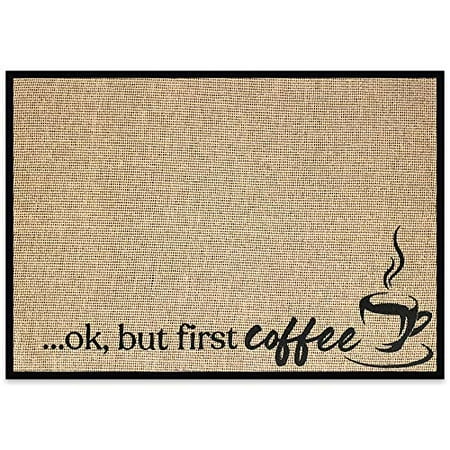 New Mungo Coffee Bar Mat - Coffee Bar Accessories for Coffee Bar Decor - Coffee Decor for Coffee Station - Ok But First Coffee Mat - Burlap Placemat with Fabric Backing - 20 x14
New Mungo Coffee Bar Mat - Coffee Bar Accessories for Coffee Bar Decor - Coffee Decor for Coffee Station - Ok But First Coffee Mat - Burlap Placemat with Fabric Backing - 20 x14 