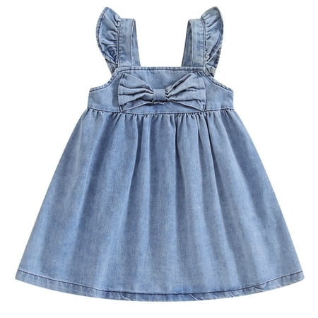 Newborn Baby Girls Denim Dress Solid Color Sleeveless A-Line Princess Dress 18-24 Months
Newborn Baby Girls Denim Dress Solid Color Sleeveless A-Line Princess Dress 18-24 Months