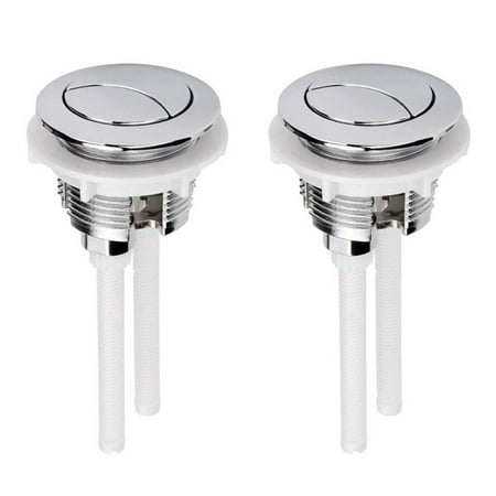 2Pcs Dual Push Flushing Toilet Buttons Bathroom Toilet Cistern Switches