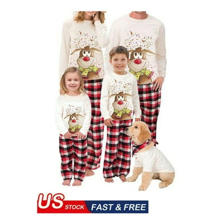 Family Matching Christmas Pajamas for Couple Kids Baby and Dog Holiday Parent-Child Outfits Sleepwear Xmas Pjs Homewear
Family Matching Christmas Pajamas for Couple Kids Baby and Dog Holiday Parent-Child Outfits Sleepwear Xmas Pjs Homewear