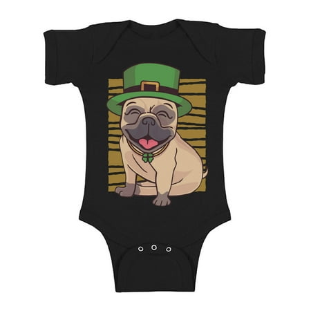 Awkward Styles Irish Day Baby Bodysuit Pug in Green Hat Romper Patrick s Day
Awkward Styles Irish Day Baby Bodysuit Pug in Green Hat Romper Patrick s Day