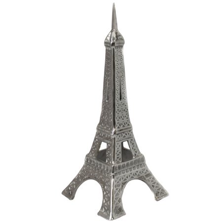 EC World Imports Eiffel Tower Cast Aluminum Collectible Statue