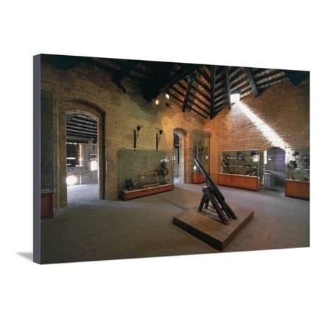 Armory, in Fortress of Mondavio, 15th Century, Marche, Italy Stretched Canvas Print Wall Art