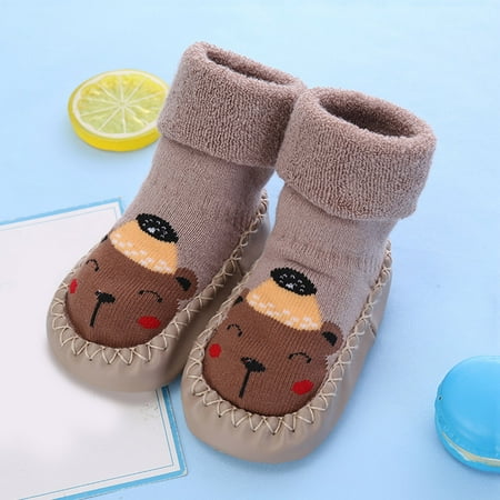 TOWED22 Slippers For Toddler Boys Autumn And Winter Cute Children Toddler Shoes Flat Bottom Non Slip Socks Shoes Warm And Beige
TOWED22 Slippers For Toddler Boys Autumn And Winter Cute Children Toddler Shoes Flat Bottom Non Slip Socks Shoes Warm And Beige
