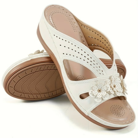 1Pc Women s Wedge Slide Sandals Flower Decor Open Toe Slip On Arch Support Shoes Casual Outdoor Sandals Special
1Pc Women s Wedge Slide Sandals Flower Decor Open Toe Slip On Arch Support Shoes Casual Outdoor Sandals Special