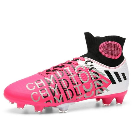 Earlde Boys Mens Soccer Shoes Football Boots Cleats High-Top Spikes Soccer Shoes Boys Outdoor Indoor Athletic Training Sneakers
Earlde Boys Mens Soccer Shoes Football Boots Cleats High-Top Spikes Soccer Shoes Boys Outdoor Indoor Athletic Training Sneakers