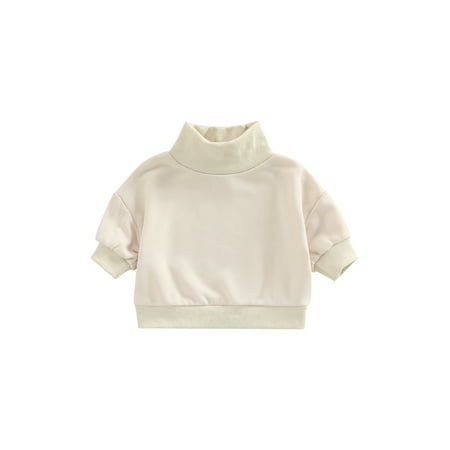 Diconna Toddler Baby Boy Girl Turtleneck Sweater Long Sleeve Pullover Sweatshirt Top Fall Winter Clothes Beige 3-4 Years
Diconna Toddler Baby Boy Girl Turtleneck Sweater Long Sleeve Pullover Sweatshirt Top Fall Winter Clothes Beige 3-4 Years