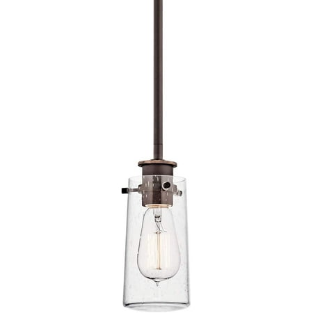 KICHLER Braelyn 8.5 1 Light Mini Pendant with Clear Seeded Glass Olde Bronze®
KICHLER Braelyn 8.5 1 Light Mini Pendant with Clear Seeded Glass Olde Bronze®