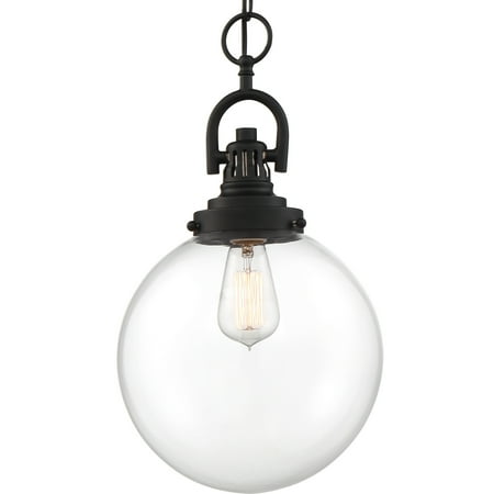 Nuvo Lighting 60/6671 Skyloft 10 Wide Mini Pendant - Aged Bronze / Clear