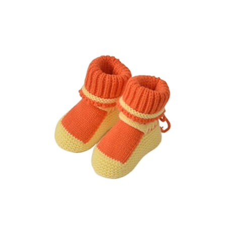Ritualay Newborn Boots First Walker Sock Slippers Prewalker Boot Comfortable Lightweight Crib Shoes Indoor Floor Knit Slipper Booties Orange Yellow 4C
Ritualay Newborn Boots First Walker Sock Slippers Prewalker Boot Comfortable Lightweight Crib Shoes Indoor Floor Knit Slipper Booties Orange Yellow 4C
