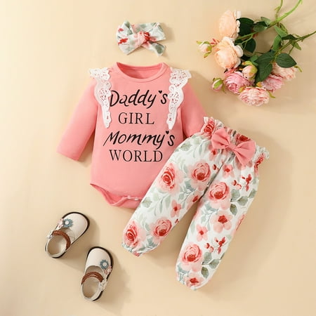 lmcalzta Baby Girl Clothes Long Sleeve Tops and Bow Pants with Headband Fall Winter Infant Toddler Cute 2 Piece Outfits
lmcalzta Baby Girl Clothes Long Sleeve Tops and Bow Pants with Headband Fall Winter Infant Toddler Cute 2 Piece Outfits