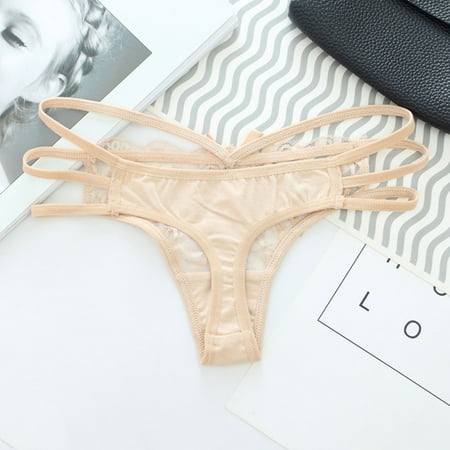Quealent Women Panties Seamless Thong Bow Drilling Ladies Color Lace Solid Panties Women s Panties Beige One Size
Quealent Women Panties Seamless Thong Bow Drilling Ladies Color Lace Solid Panties Women s Panties Beige One Size