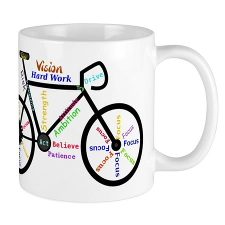 CafePress - Bike Made Up Of Words To Motivate Mugs - Ceramic Coffee Tea Novelty Mug Cup 11 oz
CafePress - Bike Made Up Of Words To Motivate Mugs - Ceramic Coffee Tea Novelty Mug Cup 11 oz