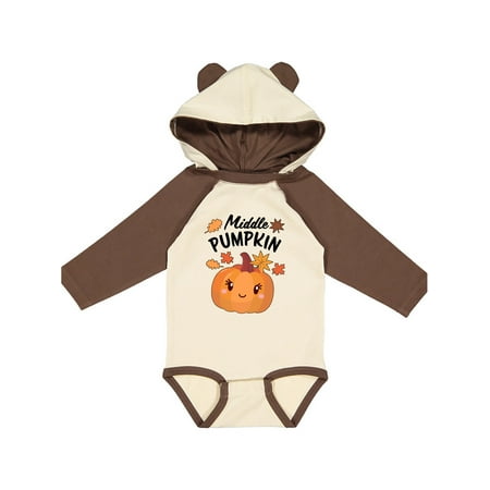 Inktastic Middle Pumpkin with Fall Leaves Gift Baby Boy or Baby Girl Long Sleeve Bodysuit
Inktastic Middle Pumpkin with Fall Leaves Gift Baby Boy or Baby Girl Long Sleeve Bodysuit