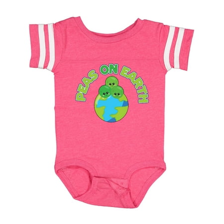 Inktastic Peas on Earth Gift Baby Boy or Baby Girl Bodysuit