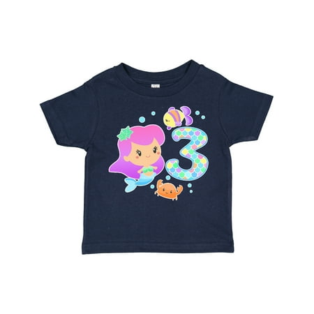 Inktastic Third Birthday Mermaid with Fish and Crab Gift Toddler Toddler Girl T-Shirt
Inktastic Third Birthday Mermaid with Fish and Crab Gift Toddler Toddler Girl T-Shirt