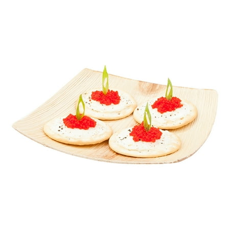 Midori Square Natural Palm Leaf Medium Plate - Medium - 6 x 6 x 1/2 - 100 count box
Midori Square Natural Palm Leaf Medium Plate - Medium - 6 x 6 x 1/2 - 100 count box