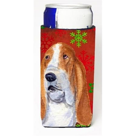 Basset Hound Red And Green Snowflakes Holiday Christmas Michelob Ultra bottle sleeves For Slim Cans
Basset Hound Red And Green Snowflakes Holiday Christmas Michelob Ultra bottle sleeves For Slim Cans
