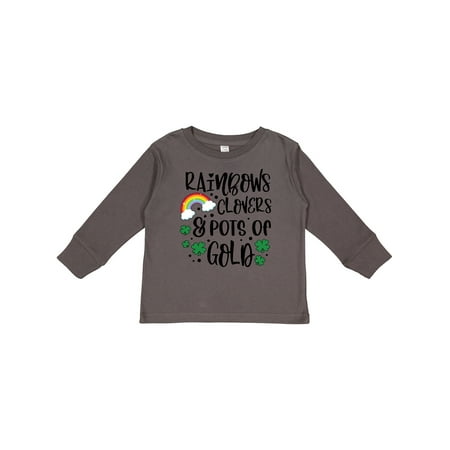 Inktastic St. Patrick s Day Rainbows Clovers & Pots of Gold Gift Toddler Boy or Toddler Girl Long Sleeve T-Shirt
Inktastic St. Patrick s Day Rainbows Clovers & Pots of Gold Gift Toddler Boy or Toddler Girl Long Sleeve T-Shirt