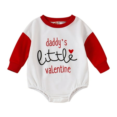 Fsqjgq Outfits for Baby Girls Girls Valentine s Day Long Sleeve Letter Printed Pullover Romper Sweatshirt Bodysuits Little Girls Long Sleeve Leotards for Ballet Cotton Blend White 90
Fsqjgq Outfits for Baby Girls Girls Valentine s Day Long Sleeve Letter Printed Pullover Romper Sweatshirt Bodysuits Little Girls Long Sleeve Leotards for Ballet Cotton Blend White 90